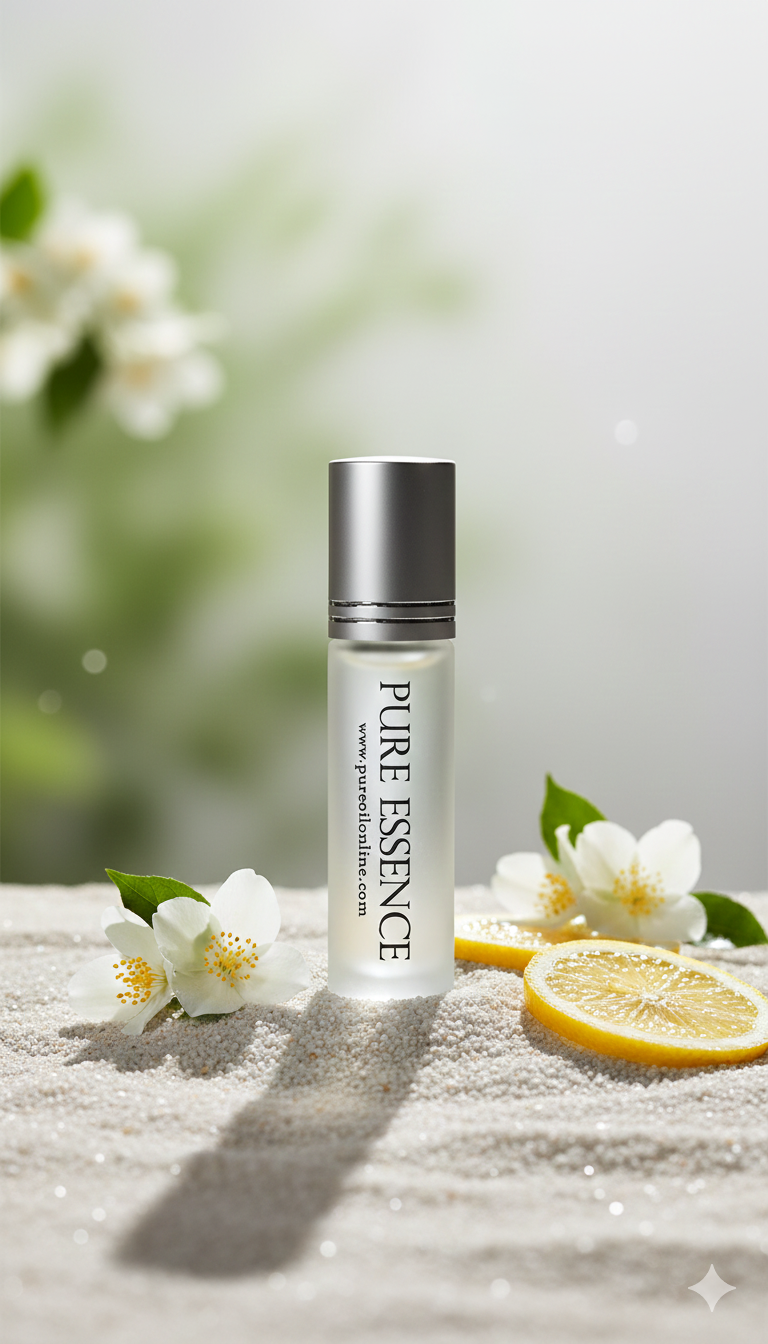 bottle of pheromone perfume oil made in usa by pure essence